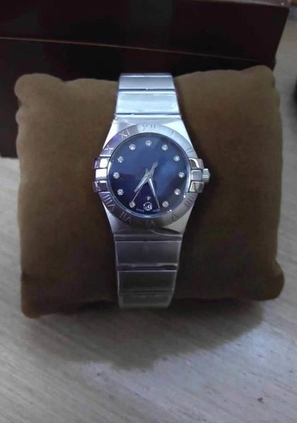 

2022 women watches quartz movement for woman designer watch wristwatch with sapphire glass gold fashion watchs, Silver