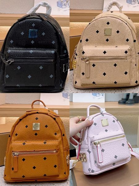 

luxury genuine bags leather fashion 4colours backpack shoulder bag designer for women men back pack canvas handbag school