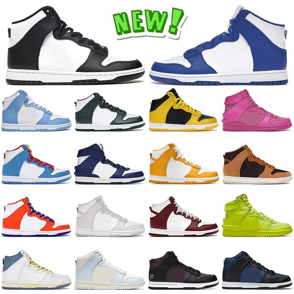 

2022 designer shoes high mens skate trainers panda red game royal university blue spartan green varsity maize doraemon dark sulfur fragment