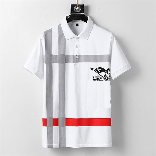 

22ss luxury designer clothes polo shirts men short sleeve t-shirt london new york chicago poloshirt dropshiping wholesale m-3xl #zo33, White;black