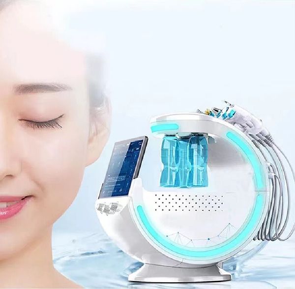 Nuova promozione 7 in 1 diamante peeling facciale e acqua getto di ossigeno Aqua Hydra dermoabrasione microdermoabrasione macchina facciale