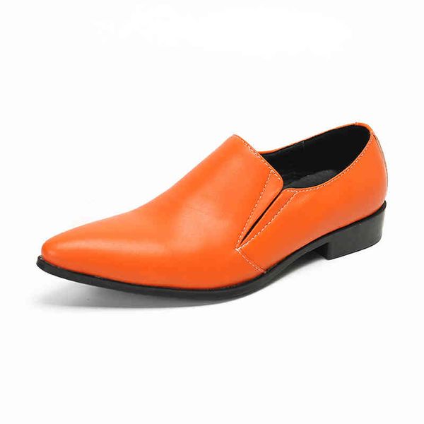 

dress shoes spring and autumn men's shoes leather cover light shock-absorbing single shoes air cushion thick soled british casual fashi, Black