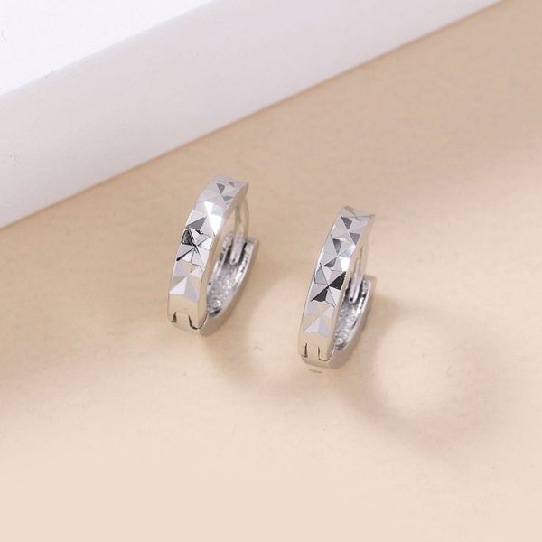 

fashion designers accessories european and american fashionable accessorie street hip-hop pattern eardrop fashion all-match niche ear clips, Silver