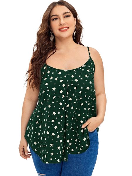 

plus galaxy print cami e0bv#, Black