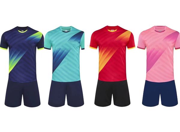 Top yakuda Design Maglie da calcio personalizzate Set Maglia da uomo da allenamento Tuta da calcio per adulti logo personalizzato più numero Con pantaloncini Divise personalizzate Kit Sport