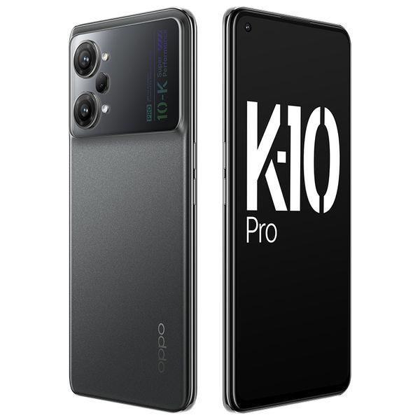 Original Oppo K10 Pro 5G Mobiltelefon 12 GB RAM 256 GB ROM Snapdragon 888 50 MP AF NFC 5000 mAh Android 6,62 Zoll 120 Hz OLED E4 Vollbild-Fingerabdruck-ID-Gesichts-Smart-Handy