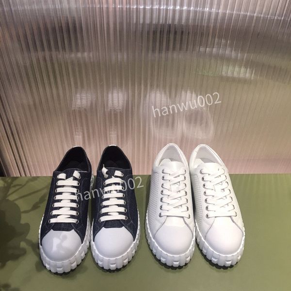 

designer boots sneakers calfskin casual shoes shoes leather trainers all-match stylist sneaker patchwork leisure shoe platform lace-up, Black