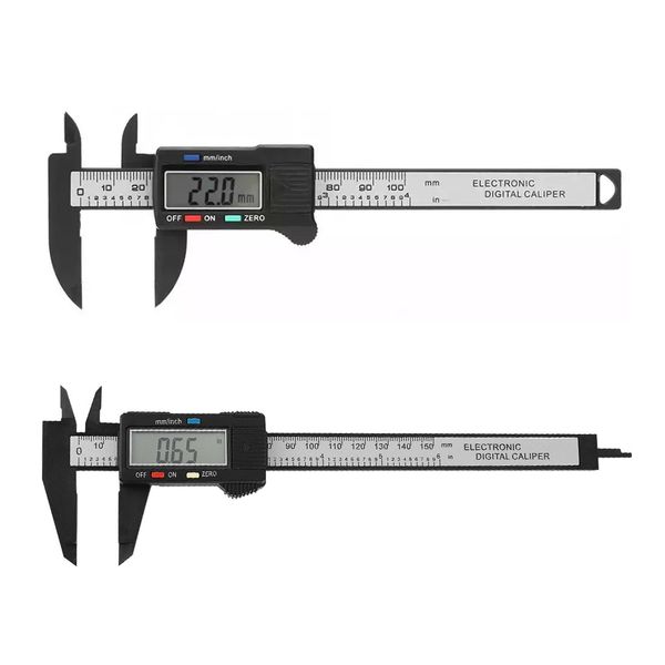 NUOVO Calibro a corsoio Elettrico Display digitale Righello Portatile Crafting Micrometro Righello digitale Strumento di misura 150mm 0.1mm