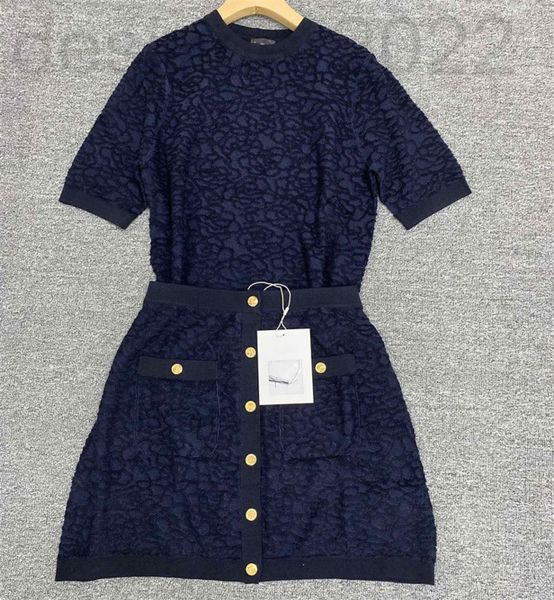 

women's jeans designer spring and summer products of family c cotton knitted mulberry silk xiaoxiangfeng three-dimensional jacquard rou, Blue