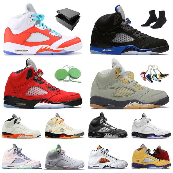 

sports jumpman basketball shoes size 47 men trainers 5 5s sneakers easter fire red jade horizon blue bird women prfc racer blue green bean h