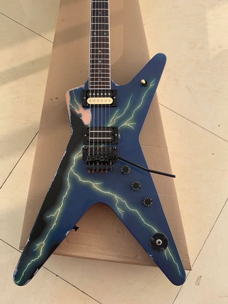 

aged/relic quality electric guitar, dimebag darrell, the dean from hell