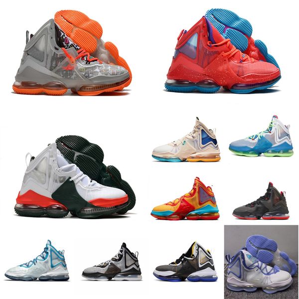 

new mens lebron 19 xix basketball shoes kids king james gang sneakers fast food cny red black royalty gold mamba space jam in