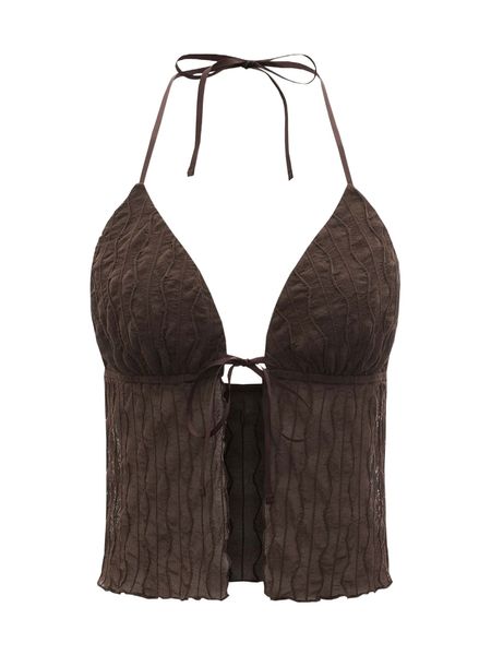 

t.ie f.ront textured h.alter j3fb#, White