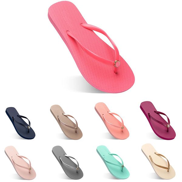 

Women Slippers Fashion Flip Flops Beach Hotel Indoor Slipper Triple Black Pink White Lemon Green Grey Navy Womens Shoes Fifty Three