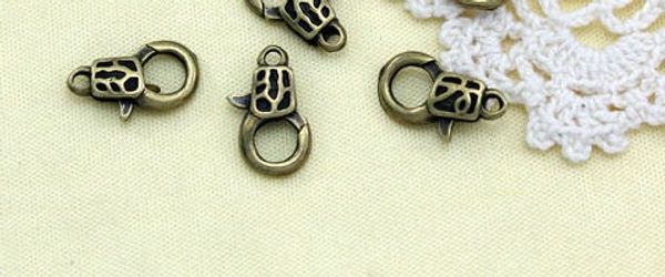 Accessori in lega di gioielli decorativi in ​​metallo decorativo in metallo decorativo per chiusura di aragosta tibetane w4ye