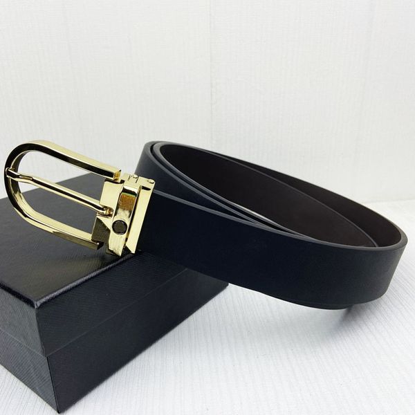 

fashion classic men designer belts womens mens casual letter smooth buckle belt width 3.4cm with box size 100-125cm, Black;brown