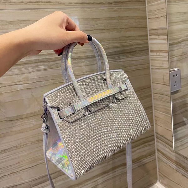 

luxurys women bags designers handbag large capacity full of diamonds tote bag fashion portable handbags single shoulder crossbody wallet sty