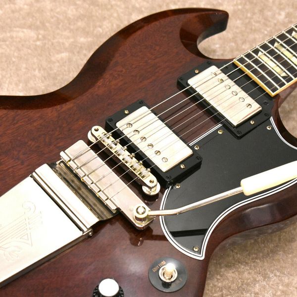 

hc 1964 sg std reissue w/maestro vibrola vos -cherry red-electric guitar