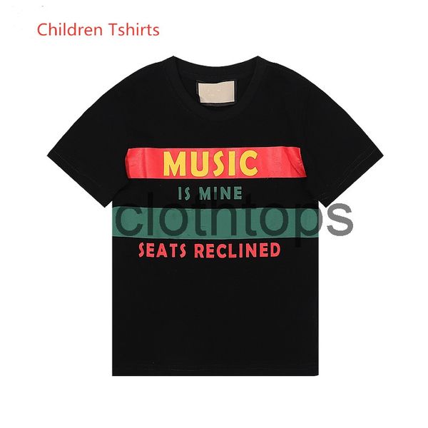 

ggs louiss vuttons lvs ysls kids fashion tshirts new arrival short sleeve tees boys girls children casual letter printed with pattern t-shi, White;black