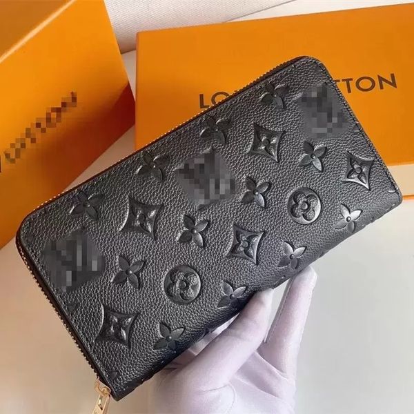 

wallets for women genuine leather bags zipper long wallet designer handbags zippy purse luxurys bag tote have box ggs lvs ysls louiseity viu, Red;black