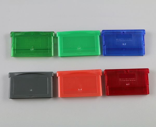 Opção cor shell chips duplos e economia de chip versão EUA/EUR AGB FireRed Ruby Sapphire LeafGreen Emerald