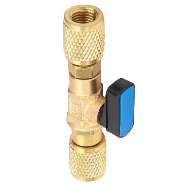 

brass refrigeration ball valve adapter connector g1/4'' high pressure endurance