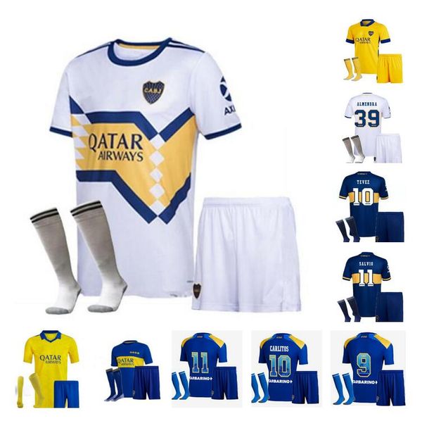 

20 21 22 23 boca juniors de rossi soccer jerseys 2022 2023 tevez maradona maradona gago osvaldo hurtado fabra carlitos perez pavon jrs abila, Black;yellow