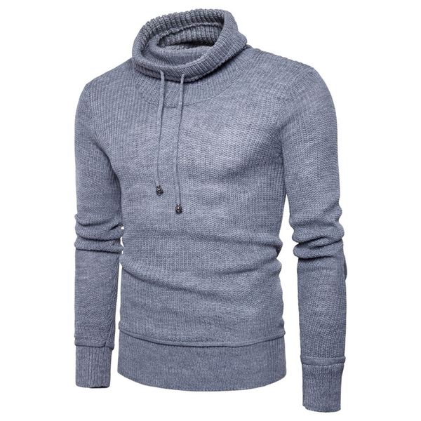 

sweater men solid pullovers slim fit jumpers men casual hooded sweater winter warm streetwears clothings 201203, White;black