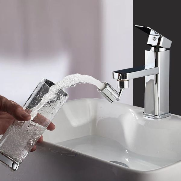 720-Grad-Kunststoff-Schwenkhahnbelüfter Universal-Spritzfilter Sparen Sie Wassersprinkler Badezimmer Küchenbelüfter Inventar Großhandel