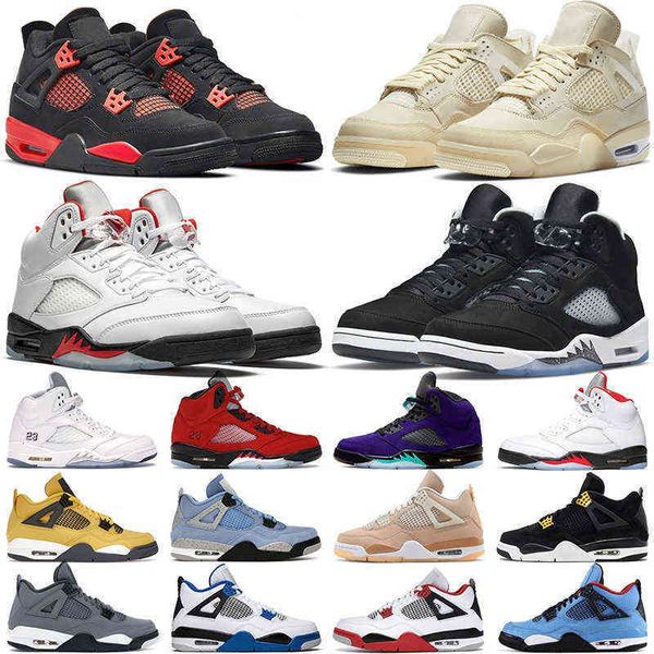 

jordens 4 11outdoor shoes men women 5s moonlight raging metallic 5 4s red thunder white oreo university blue fire what the 4 mens trainers o, Black