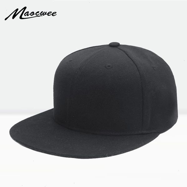 Бренд Snapback Мужчины и женщины Регулируемые хип -хоп Black Snap Back Back Caps Gorras