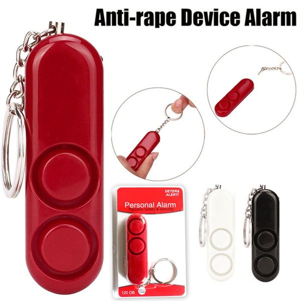 

self defense personal alarm anti-rape keychain device alarm loud alert attack panic safety security alarms