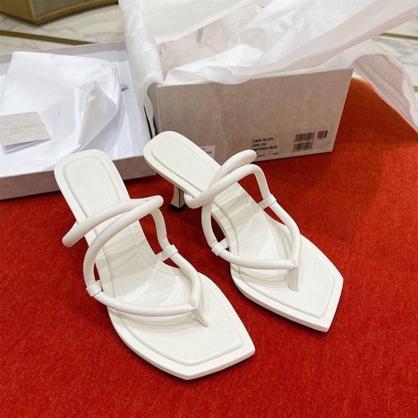 

fashion-intellectual simple and elegant leather sandals contracted fashion high-end square head women shoes blue size 34-40 high heel, Black