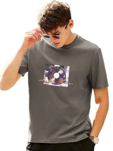 

men letter graphic tee n9e2#, White;black