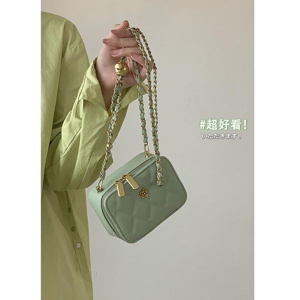 

evening bags mini small square bag women's 2022 fashion rhombus high-quality chain simple trend all-match crossbody female