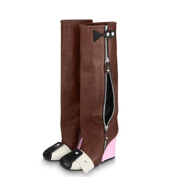 

autumn and winter leather rivet side zipper boots with coarse heel high-heeled square-headed motorcycle boots size 34-43, Black