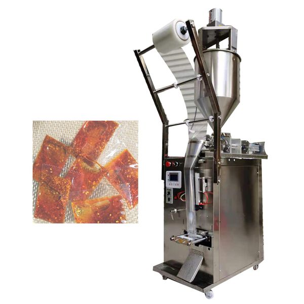 Пневматическая упаковочная машина для пасты для оливкового масла, соуса чили, кетчупа, арахисового масла, автоматическая упаковочная машина для жидкой пасты, машина для изготовления пакетов 5-1000 мл