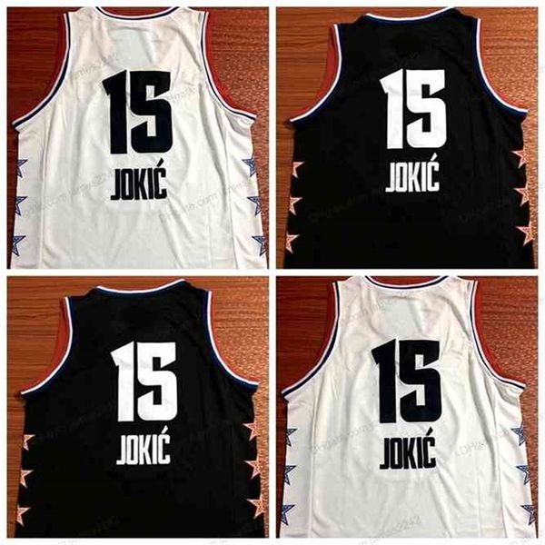 Nikivip Cheap Custom Новый сезон Jokic Basketball Jersey Men's White Black Any Size 2xs-5xl Имя и номер винтаж
