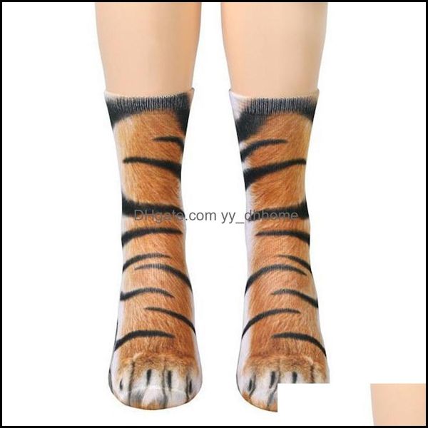 Outros têxteis domésticos adt crianças meias de algodão Kid Funny 3D Animal Print KA DH0SF