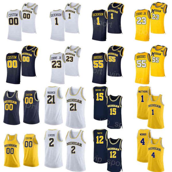 

ncaa college basketball wolverines jersey 51 austin davis 4 chris webber 41 glen rice 25 juwan howard 2 isaiah livers 10 tim hardaway jr uni, Black