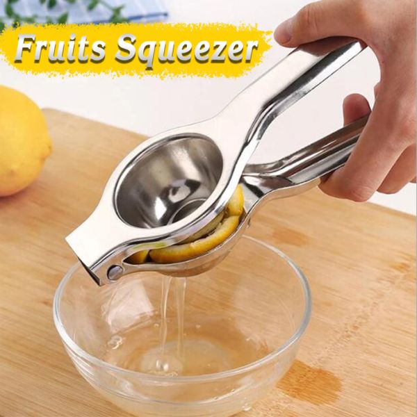 Strumenti di sublimazione Acciaio inossidabile Limoni Frutta Spremiagrumi Arance Spremiagrumi manuale Utensile da cucina Spremiagrumi Spremiagrumi d'arancia Succo di frutta Spremitura