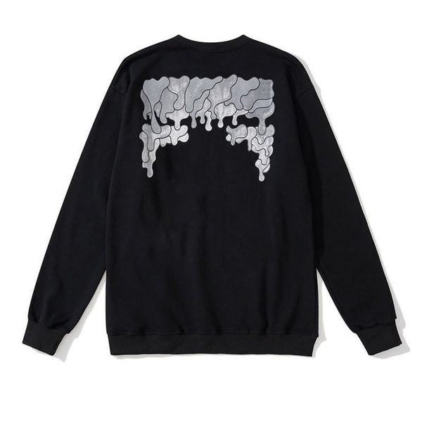 

classic brand mens sweatshirts offs luxury designers fashion back print arrow x hoodies loose hip hop hoodie autumn winter men women sweatsh, Black