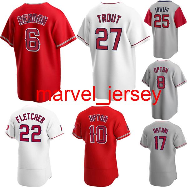 

los angeles shohei ohtani jersey angels mike trout jerseys david fletcher justin upton anthony rendon jose rojas matt thaiss mayers custom m