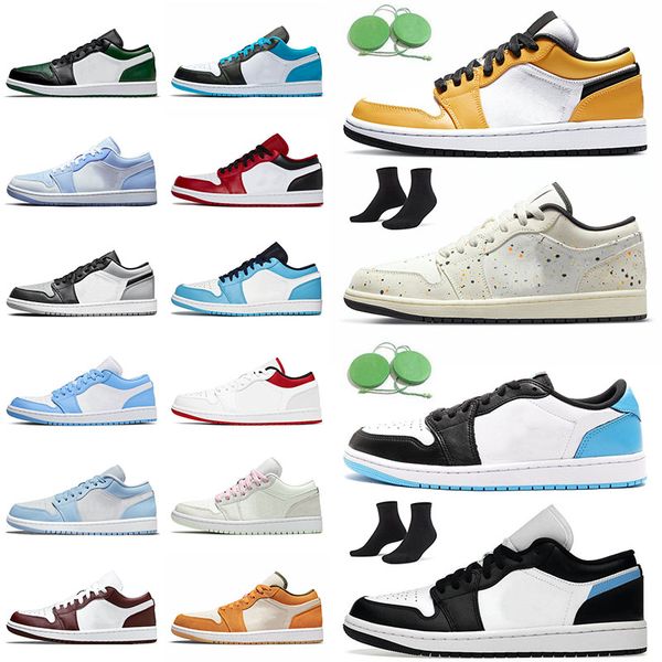 

diamond 1 low basketballs shoes jumpman men trainers aluminum black toe 1s sneakers women ceramic bronze eclipse reverse bred sports paint s, White;red