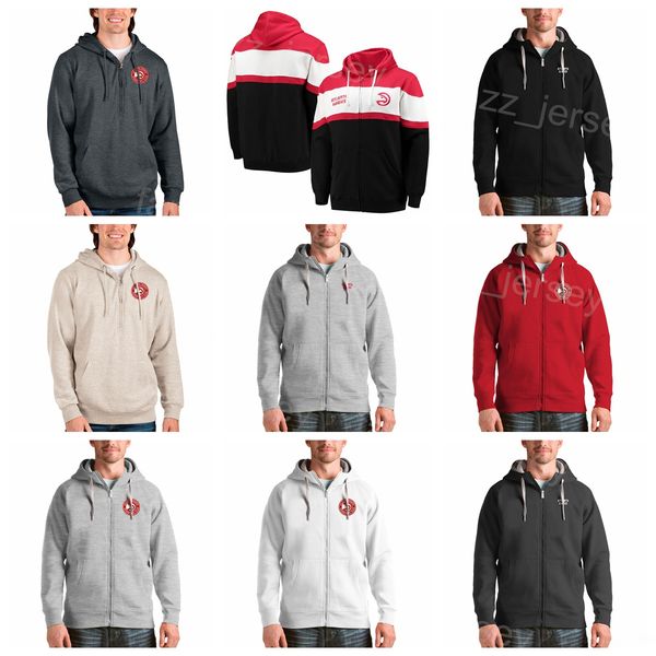 

man kids basketball john collins hoody jersey 20 danilo gallinari hooded 8 cam reddish hoodies 22 trae young 11 lou williams sweatshirts 6 d, Black;red