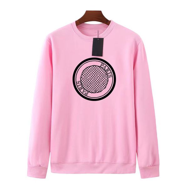 

new designer sweater hoodie sweatshirts men head embroidered women style street cotton coat gray pink letter printing long sleeve hoodies sp, Black