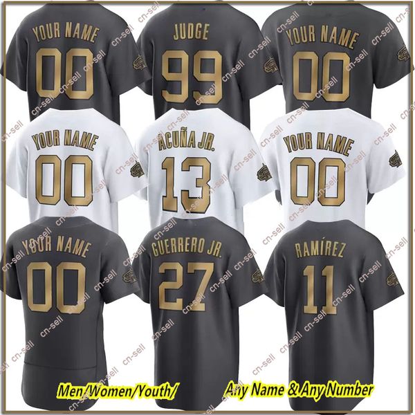 

2022 all-star baseball jersey aaron judge shohei ohtani nestor cortes yordan alvarez kyle schwarber albert pujols pete alonso ronald acuna j, Blue;black