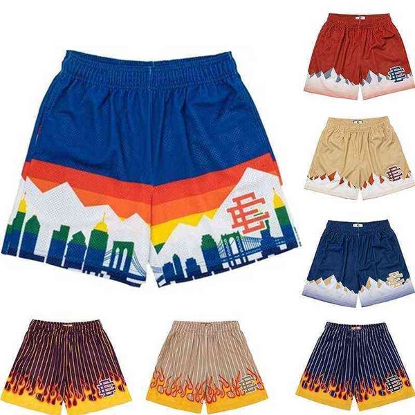

eric emanuel ee basic shorts summer men fashion printing casual men's camouflage beach male outdoor sport1, White;black