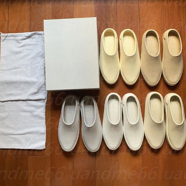 

2022 men women slippers slide sandals casual shoes the california designer slip on cement almond concrete cream oat outdoor runner sneakers, Black