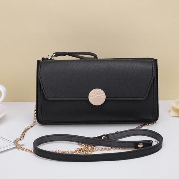

evening bags women's fashion pu leather handbag crossbody for ladies simple solid color pakage small shoulder